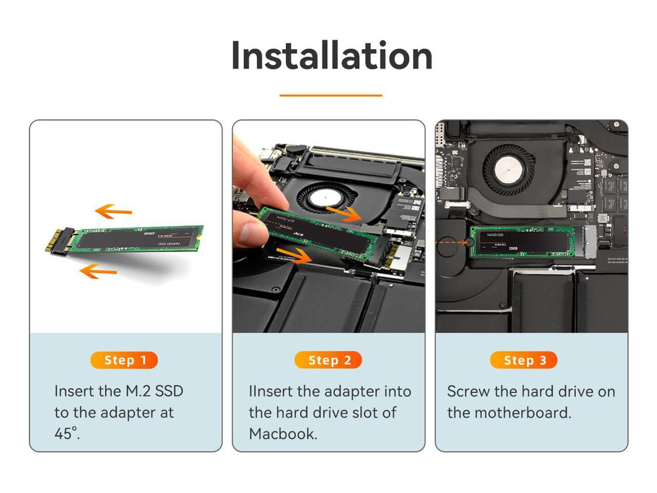 M.2 NVME SSD to Apple SSD Convert Adapter KT079