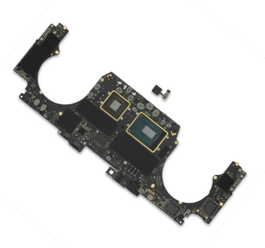 A1990 MacBook Pro 15” Logic Board / Motherboard with Touch ID for (Late 2018-Mid 2019) | EMC 3215 & 3359 MLB