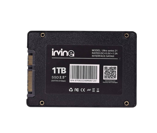 IRVINE 1TB Internal Solid State Drive Sata SSD (2.5″ sata 6 gb/sec) – 5 Years Warranty