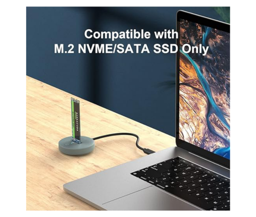 USB3.2 Gen2 Type C to M.2 NVMe /M.2 SATA SSD Adapter with cable K1698P2 Maiwo