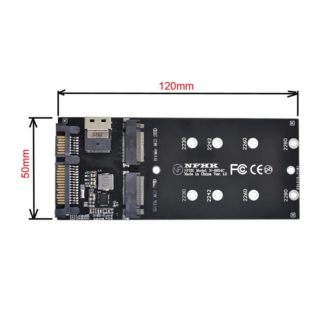 M.2 NGFF SSD AND NVMe M.2 SSD to SATA