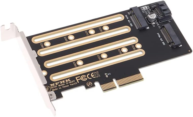 PCI 4.0 NVME M.2 SSD and M.2 SSD to SATA