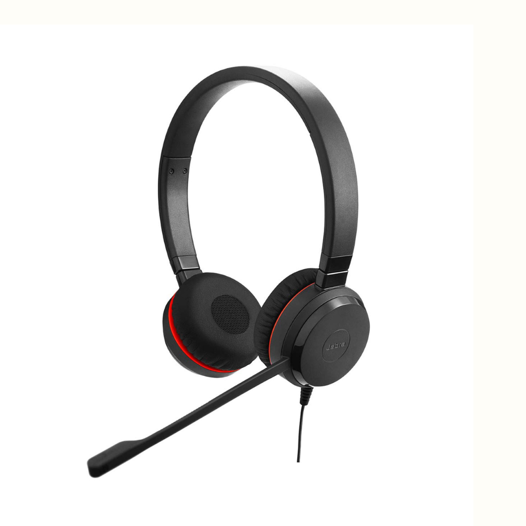 Jabra Store Evolve 30 Wired On Ear Headphone with Mic (Black)