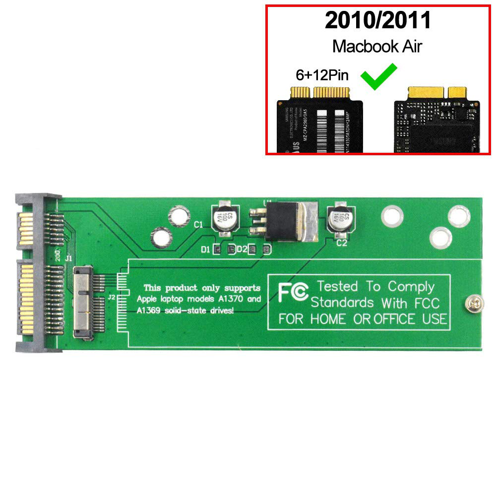 SSD to SATA or USB Adapter Card, HDD Hard Disk Drive Converter Support Model A1369 A1370