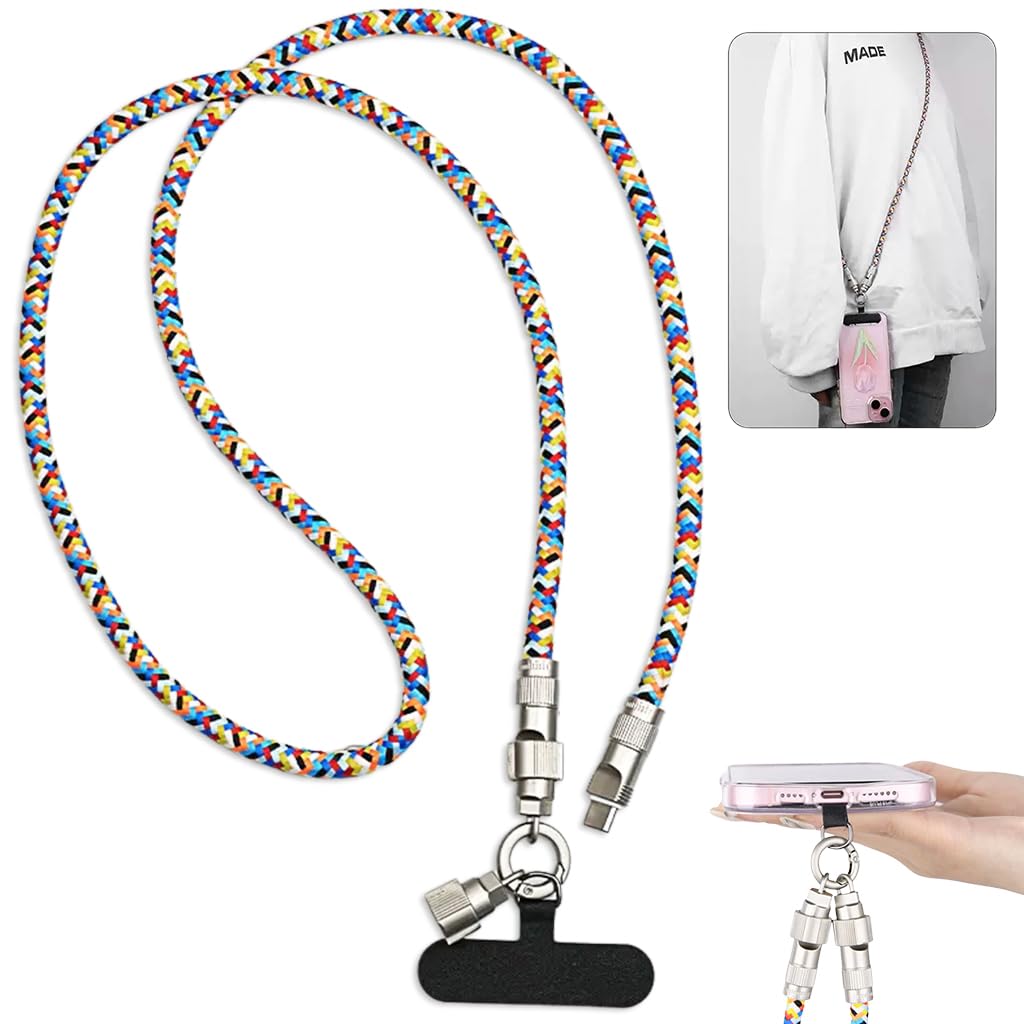 MACNISO Colourful Braided Data Cable 60W High Speed Mobile Phone Charging Cable with Thick Rope