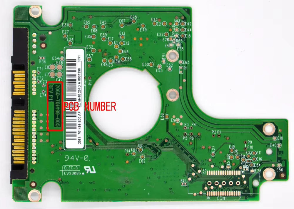 PCB Circuit Board 2060-701499-005 REV P1 FOR WD Western Digital 2.5