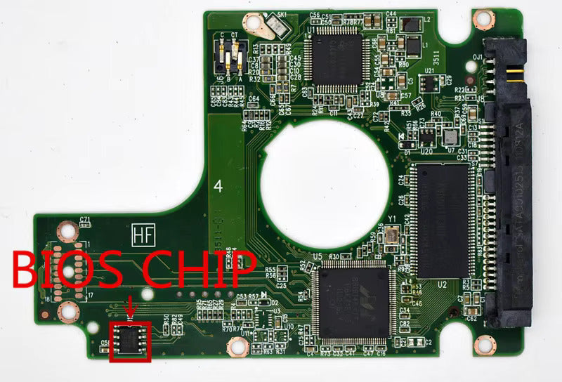 PCB Circuit Board 2060-771629-006 REV A FOR WD Western Digital 2.5