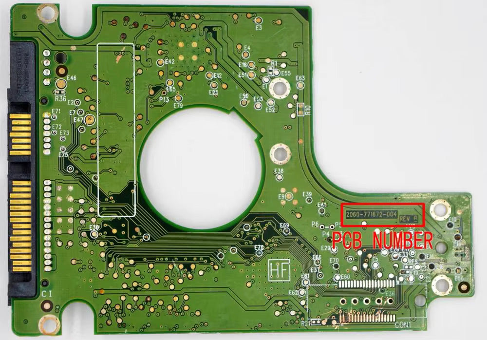 PCB Circuit Board 2060-771672-004 REV A FOR WD Western Digital 2.5