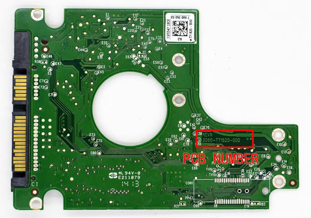 PCB Circuit Board 2060-771820-000 REV A FOR WD Western Digital 2.5