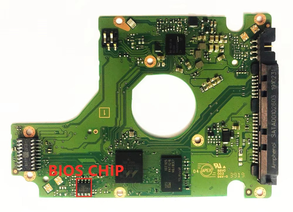 PCB Circuit Board 2060-800066-006 REV P1 FOR WD Western Digital 2.5