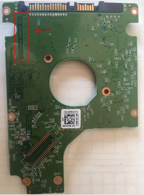 PCB Circuit Board 2060-800066-004 REV P1 FOR WD Western Digital 2.5