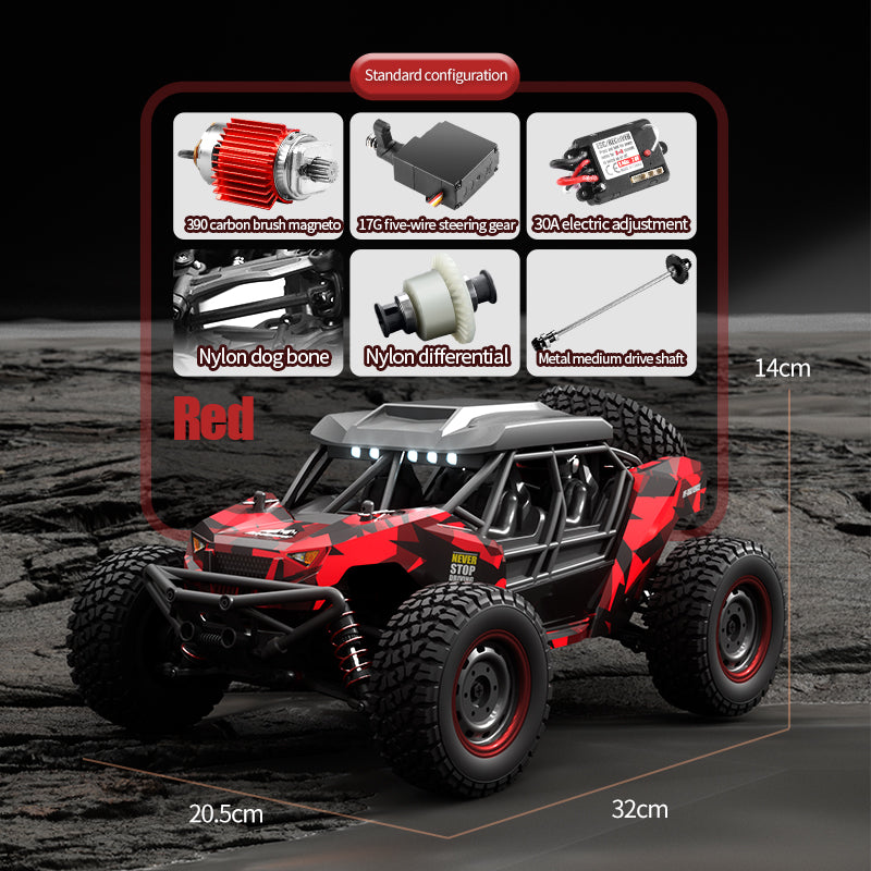 Adventurer: Extreme Off-Road RC Car: 38 KM/H Speed, Durability, and Optional Add-On Battery