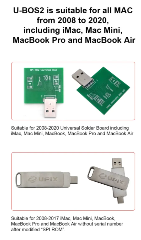 U-BOS2: Ultimate MacBook BIOS Repair & Data Restoration Tool (Original)