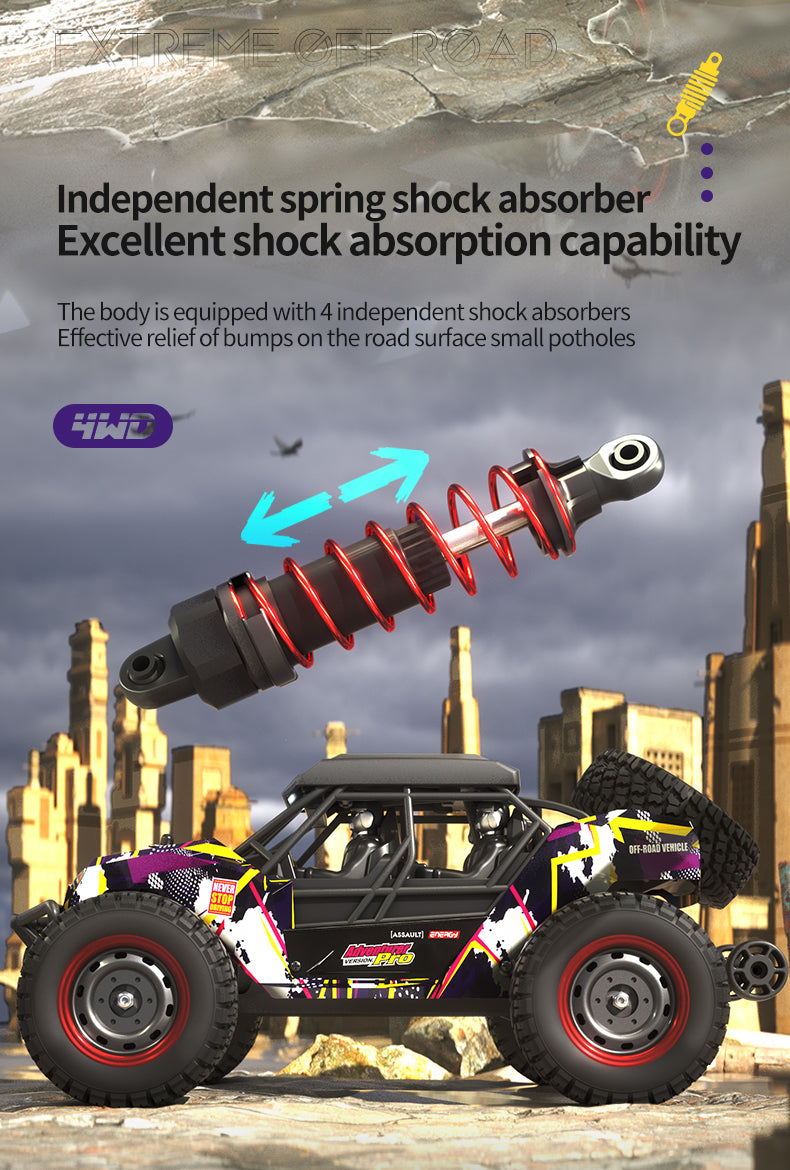 Adventurer Pro: 70 KM/H High-Speed Off-Road RC Car with Optional Extended Battery